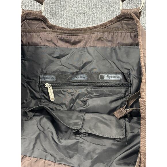 LeSportSac women's nylon brown handbag (13x18) - Picture 3 of 9